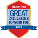 Greatest Colleges to Work For Honor Roll 2021