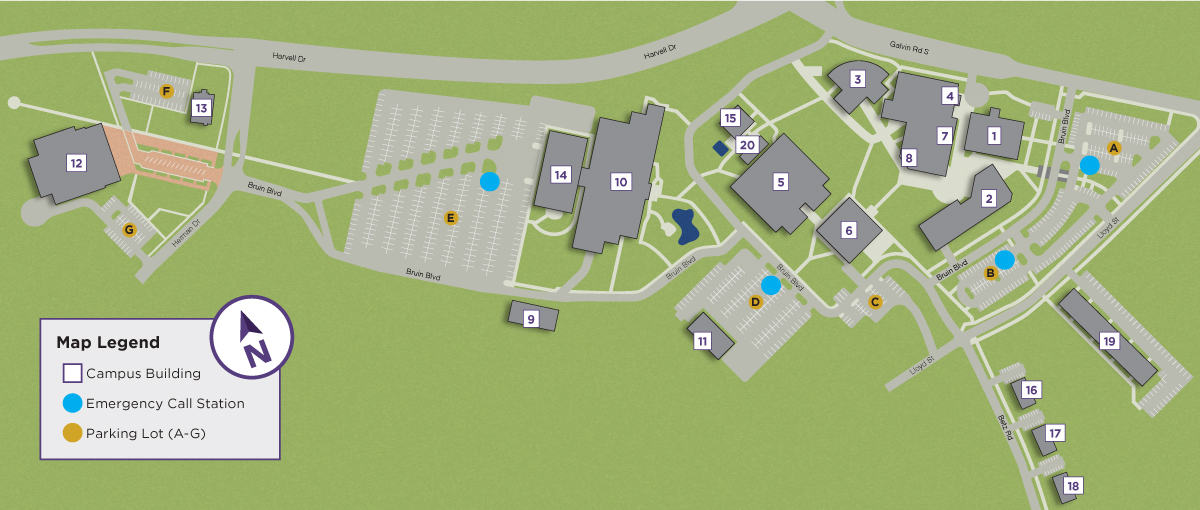 Bellevue University Main Campus Map